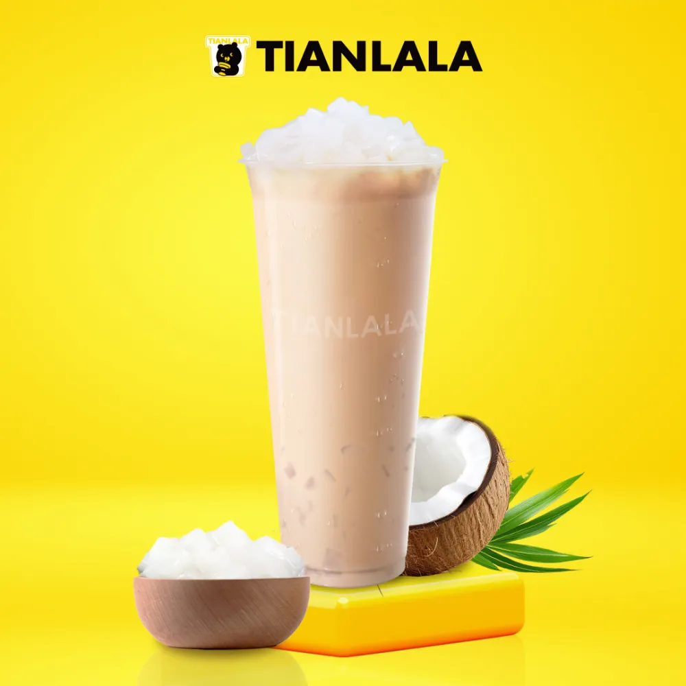 Coconut Jelly Milk Tea