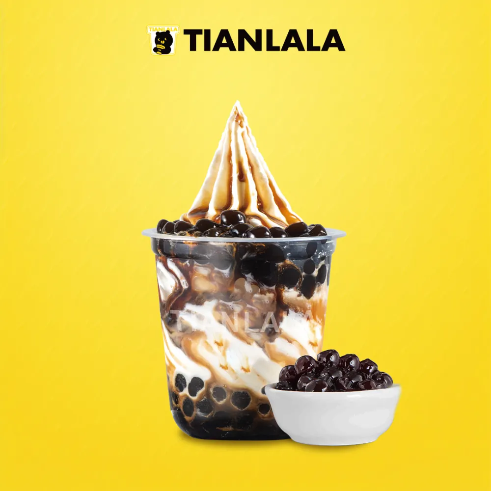 Brown Sugar Boba Sundae Vanilla